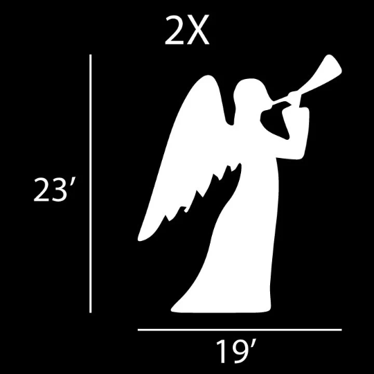 Holy Nativity - Angel Yard Sign Cutouts