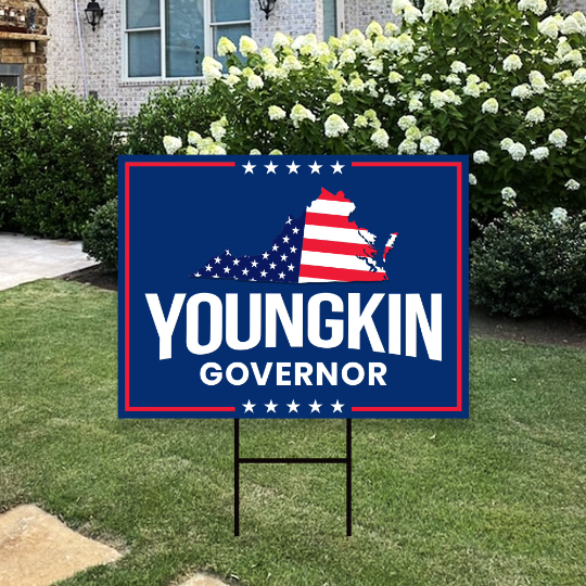 Glenn Youngkin For Virginia Governor Yard Sign