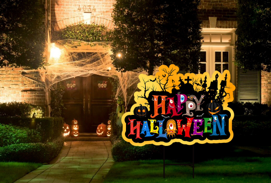 Halloween Yard Sign