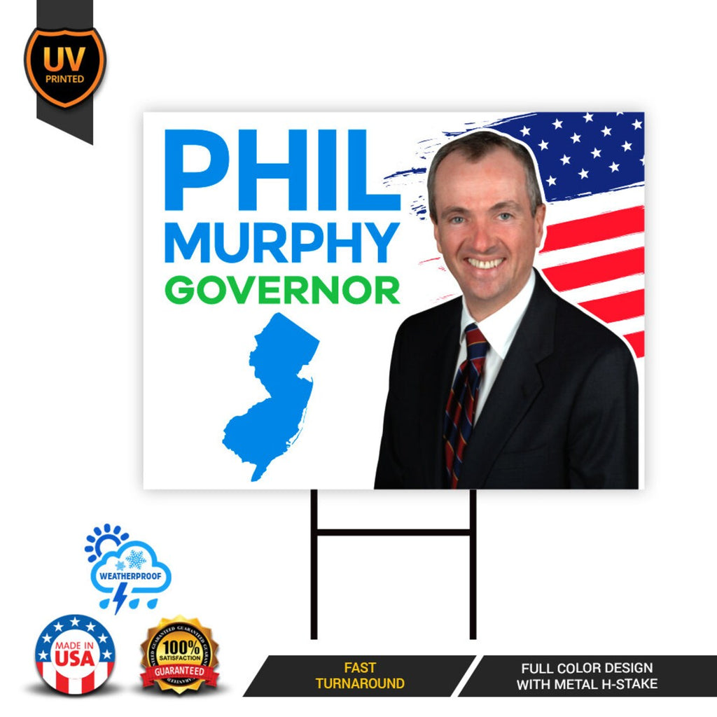 Phil Murphy For New Jersey Governor Yard Sign