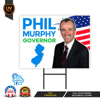 Phil Murphy For New Jersey Governor Yard Sign