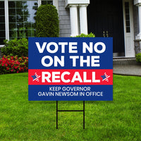 Recall Newsom Save California Yard Sign