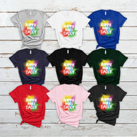 Happy Holi Family T-Shirt Personalized