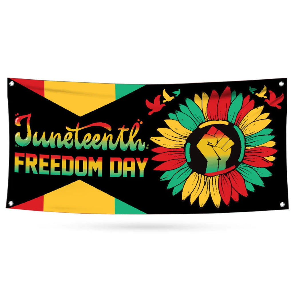 Juneteenth Banner Sign