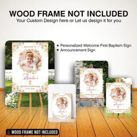Custom Baptism Foam Board Poster Sign