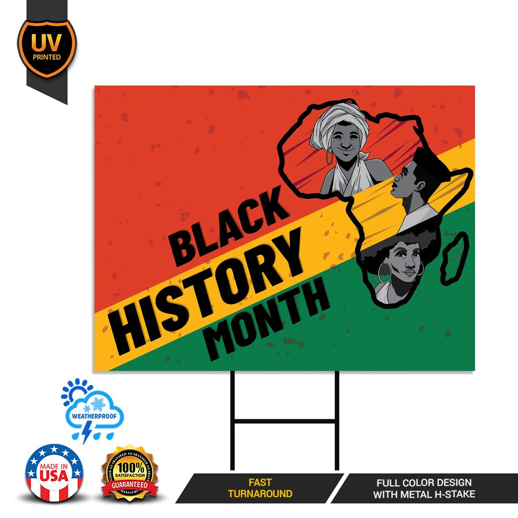Black History Month Yard Sign