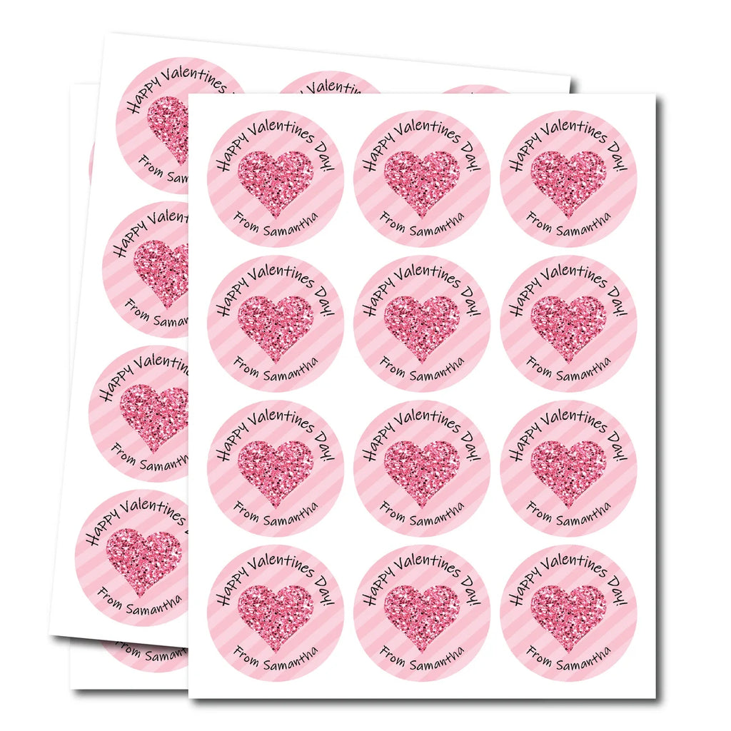 Personalized Valentine's Day Stickers
