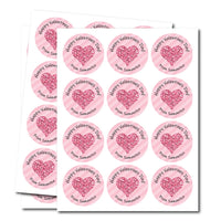 Personalized Valentine's Day Stickers
