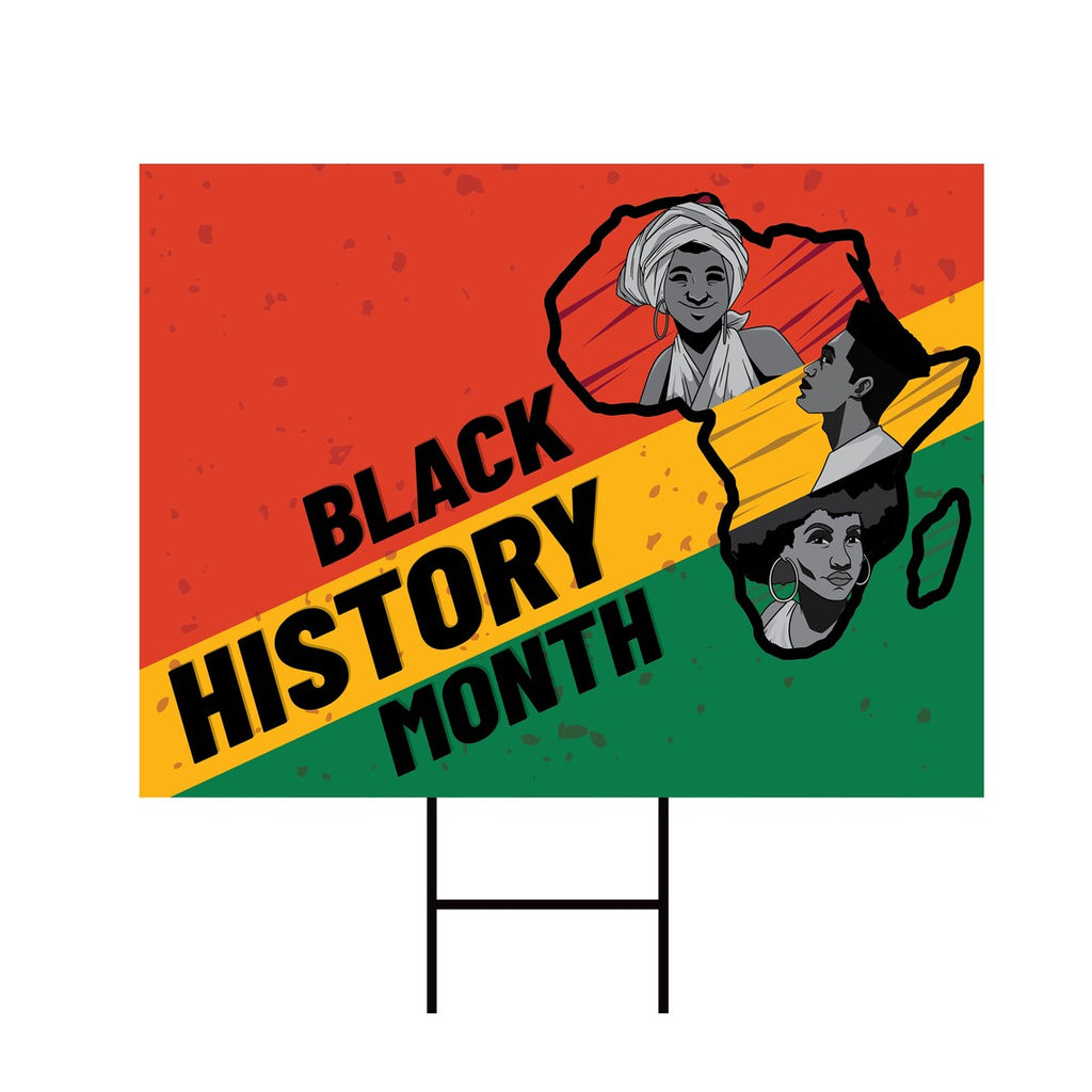 Black History Month Yard Sign
