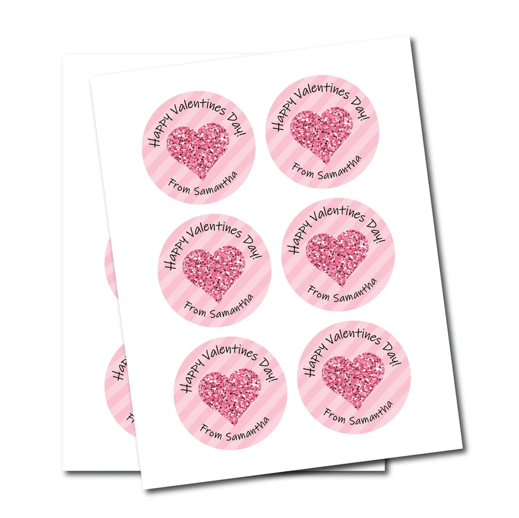 Personalized Valentine's Day Stickers