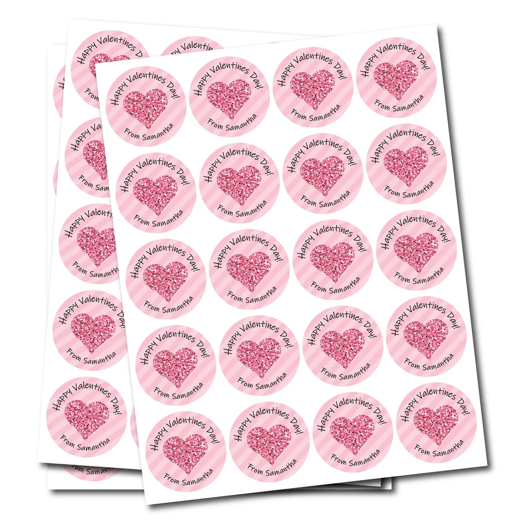 Personalized Valentine's Day Stickers