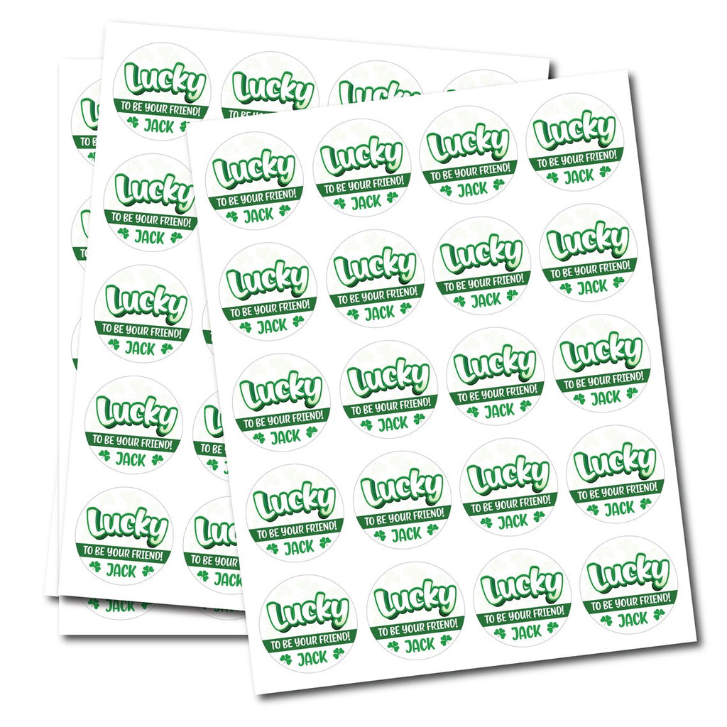 Personalized St Patrick's Day 2024 Stickers