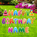 Happy Birthday Yard Sign Letters