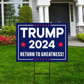 Trump 2024 Yard Sign
