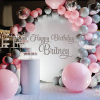 Personalized Happy Birthday Name Wall Decal
