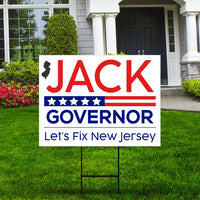 Jack Ciattarelli For New Jersey Governor Yard Sign