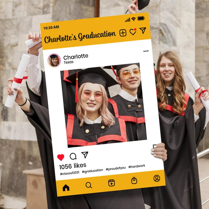 Personalized Graduation Selfie Frame