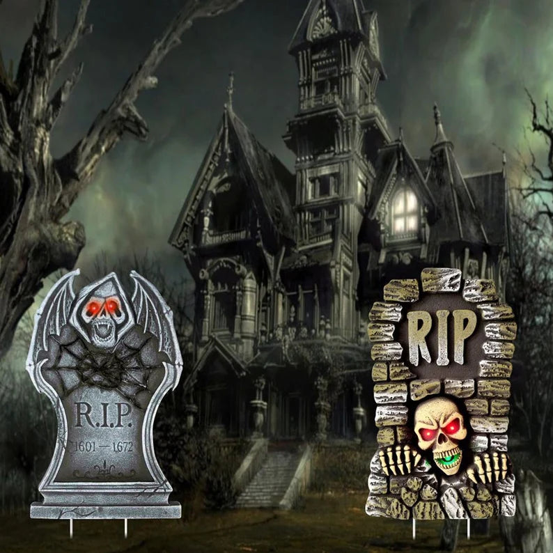 Halloween Tombstones Yard Sign Cutouts