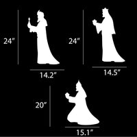 Holy Nativity - Three Kings Yard Sign Cutouts,