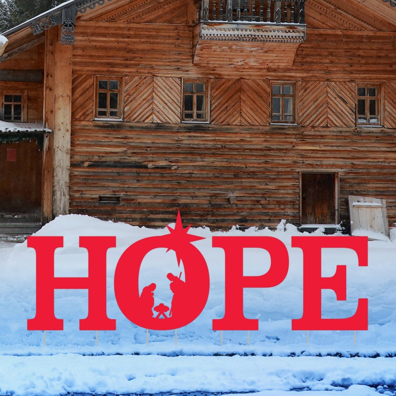 Hope Holy Sign Holy Hope Yard Sign Letters – Voila Print Inc