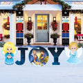 Holy Nativity Angel - JOY Yard Sign Letters