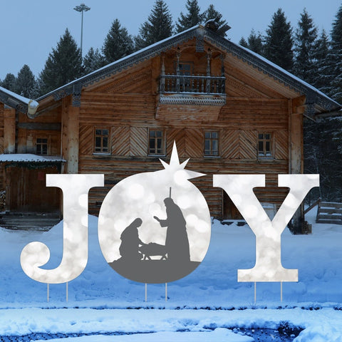 Holy Nativity - Joy Yard Sign Letters