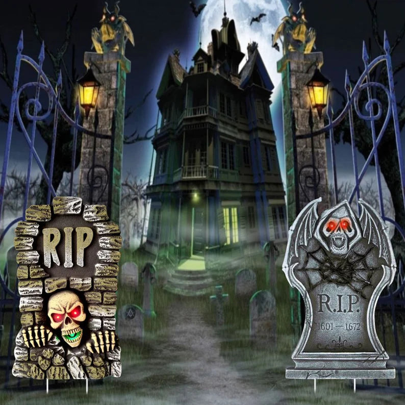 Halloween Tombstones Yard Sign Cutouts