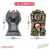 Halloween Tombstones Yard Sign Cutouts
