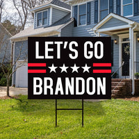 Let's Go Brandon Yard Sign