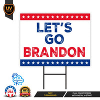 Let's Go Brandon Yard Sign