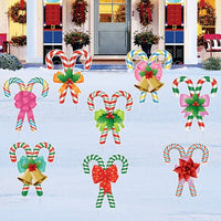 Christmas Candy Cane Yard Sign Cutouts