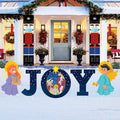 Holy Nativity Angel - JOY Yard Sign Letters