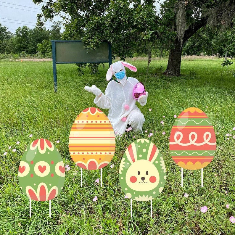 Easter 2023 Egg Yard Sign Decorations
