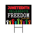 Juneteenth Day Yard Sign