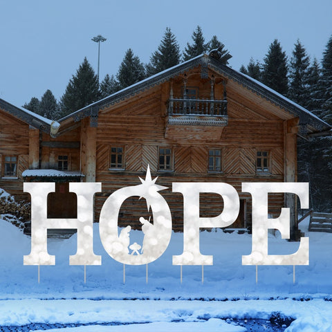 Hope Holy Sign Holy Hope Yard Sign Letters – Voila Print Inc