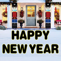 Happy New Year Yard Sign Letters