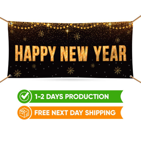 Happy New Year Banner 2022 Sign
