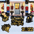 Happy New Year Yard Sign Cutouts