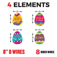 Easter Egg Yard Sign 2024 Decorations