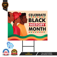Black History Month Yard Sign
