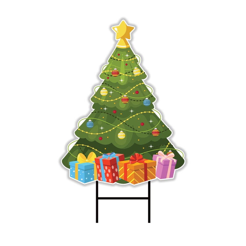 Christmas Tree Yard Sign