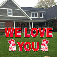 Valentines Day Yard Sign Letters