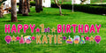 Happy Birthday Yard Sign Letters