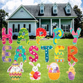 Happy Easter 2024 Yard Sign Letters
