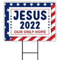 Jesus 2022 Yard Sign