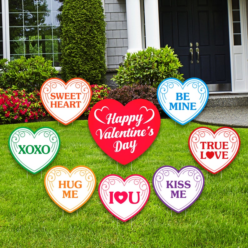 Valentines Day Yard Sign Cutouts