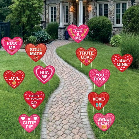 Valentines Day Yard Sign Cutouts