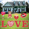 Valentines Day Love Yard Sign Letters