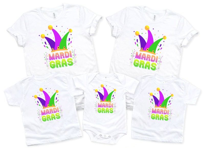 Mardi Gras Jester Hat T-Shirt