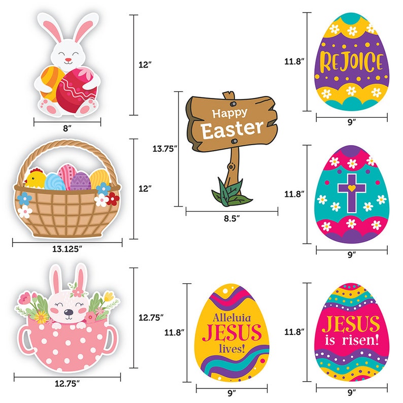 Easter 2023 Yard Signs Decorations